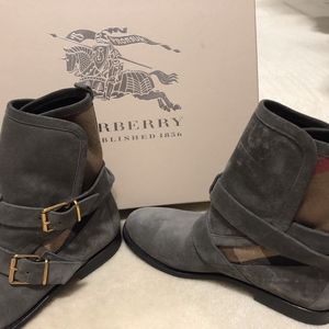 Burberry 'Worcester' Suede Boot 6